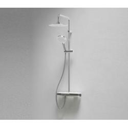 Colonne de douche Thermostatique Y avec tablette de chez NOVELLINI