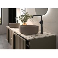 Meuble de salle de bain CANOPEE Laque Cacao satiné