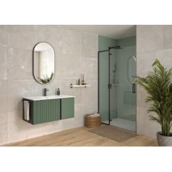 Meuble de salle de bain CANOPEE Laque Vert anglais satiné