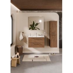 Meuble NEPTUNE Héritage Chêne 80 cm - Miroir Elégance