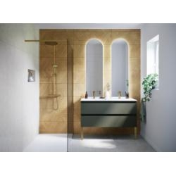 Meuble double vasque 2T RIVAGE Vert Amazonie