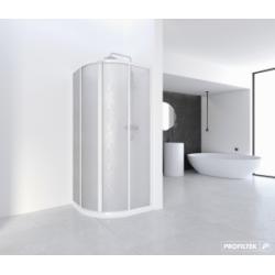 Paroi courbe 1/4 rond CUMUS Agua Viva 75x75cm