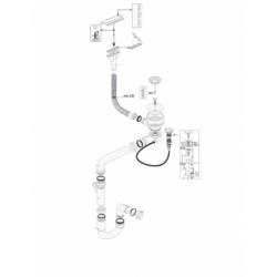 Vidage automatique pour évier Schock