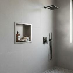 Niche murale à encastrée en acier inoxydable