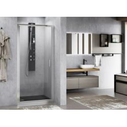 Porte pivotante ZEPHYROS 2.0 G Transparent - Silver - 70cm