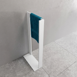 Colonne porte-serviettes FRAME Blanc Mat