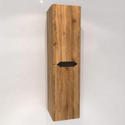 Colonne de salle de bain LUNA 135cm Bois Vieilli