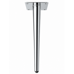 Pied de meuble conique H30cm Chromé
