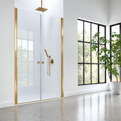 Paroi de douche 2 portes battantes HADA PLUS HP-307 - Or