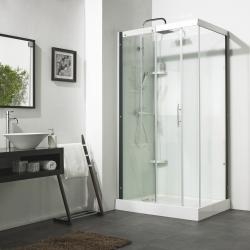 Cabine de douche Rectangulaire Flotille 3 110x80