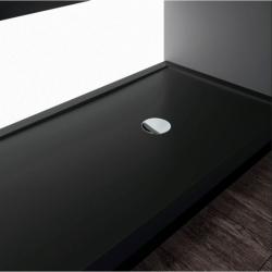 Receveur Olympic Plus Noir - Hauteur 4.5 cm - 110x70 cm