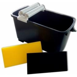 Kit Joint seau noir et spatules pour joints 22 L