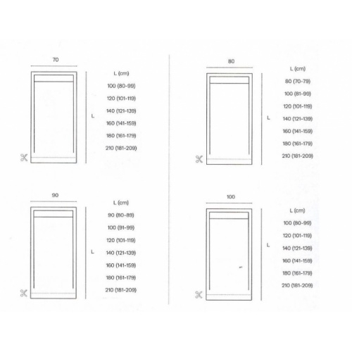 Receveur de douche écoulement linéaire Andromède Graphite 70x80 Andromède cote