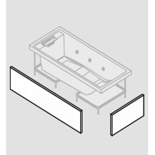 Tablier de Face + 1 latéral SENSE 2.0 180x80 Argile Polvere Sense 4 2 tabliers Tablier de Face + 1 latéral SENSE 2.0 180x80 Argile Polvere Sense 4 2 tabliers