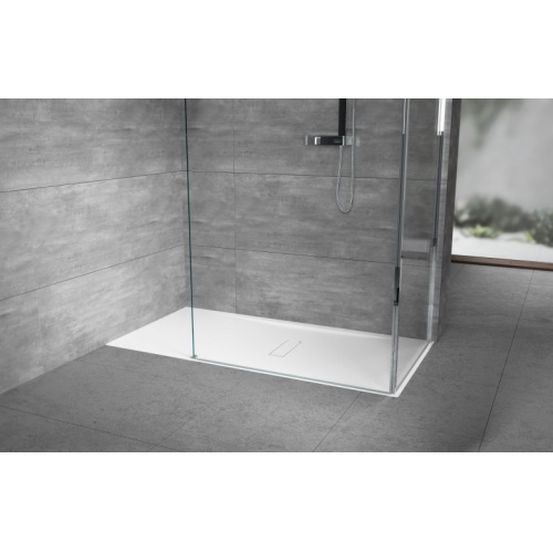 Receveur de douche CUSTOM Antidérapant Extraplat Blanc 120x80cm