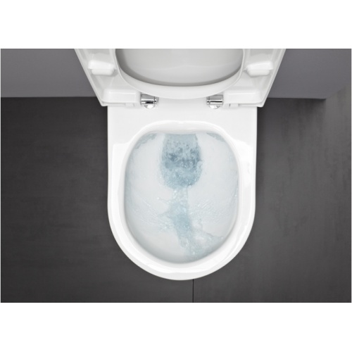 Pack WC Grohe Rapid SL + Cuvette Rimless Laufen Pro + Plaque Chromée Rimless wc 03