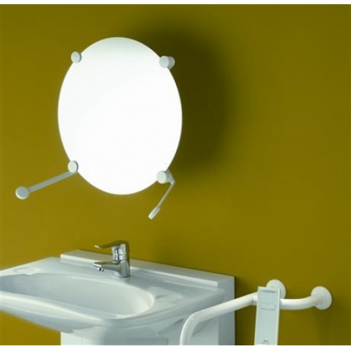Support miroir orientable multidirectionnel Blanc Art3305395 nuff01