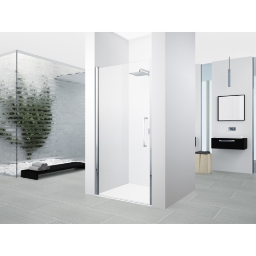 Porte pivotante YOUNG 1B 100cm Goutte d'eau Chromé 0 1b cromo