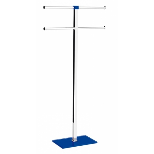 Porte serviettes sur pied Bleu G Rainbow RA3105