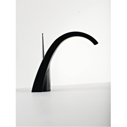 Mitigeur lavabo avec Joystick noir Nouvelle Vague 40.708 NC Nouvelle vague 40708 noir chrome profil