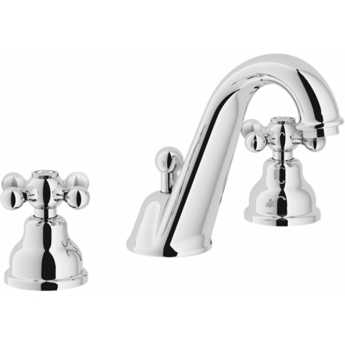 Mélangeur lavabo 3 trous rétro chromé Grazia GRC5011/1CR