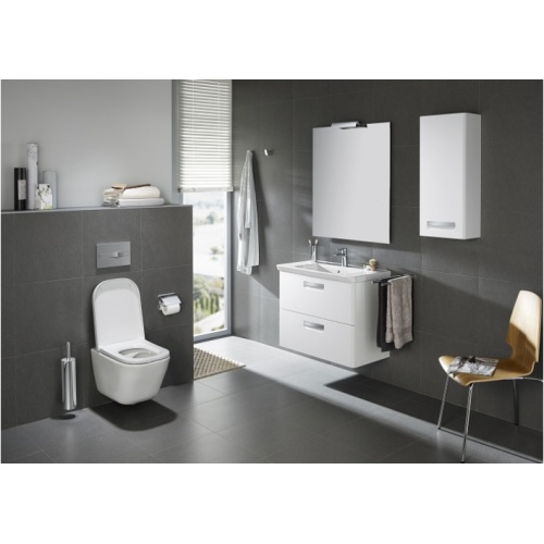 Pack WC Grohe Rapid SL + Cuvette GAP Cleanrim Roca + Plaque Blanche 004 04435 00(1)