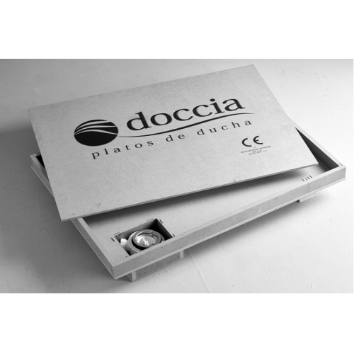 Receveur STROMBOLI en Nano-coating Gris Ciment - 100x80 cm Bn doccia 2681