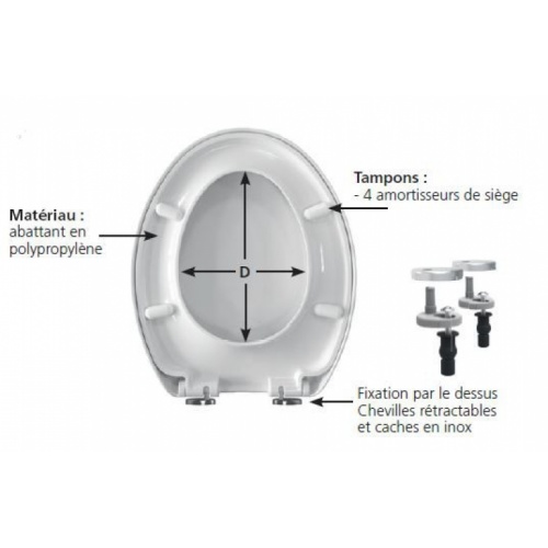 Abattant WC Vallauris Premium SIAMP Vllauris