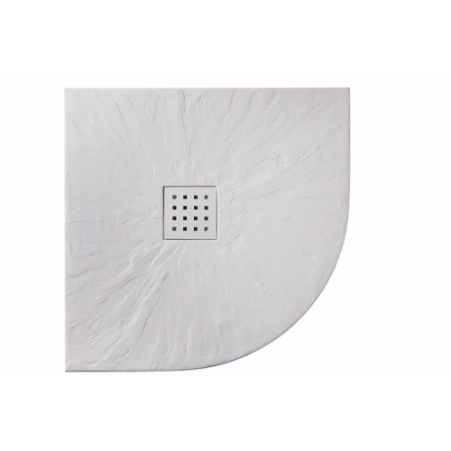 Receveur de douche 80x80 Pizarra 1/4 de Rond Blanc