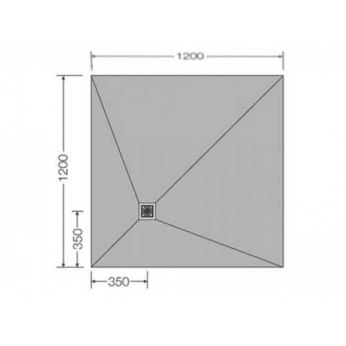 Receveur JACKOBOARD Aqua Décentré 120X120 SH* C00eed199b2