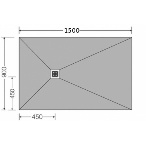 Receveur JACKOBOARD Aqua Décentré 150X90 SV Abeab1387b21500