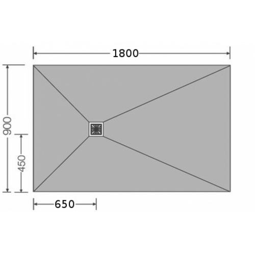 Receveur JACKOBOARD Aqua Décentré 180X90 SH* Abeab1387b21800
