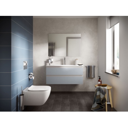 Pack WC Grohe Rapid SL + Cuvette Tesi AquaBlade Ideal Standard + Plaque Chromée TESI AquaBlade Ambiance 2019