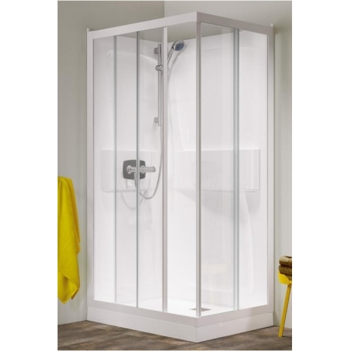 Cabine de douche Kineprime faible hauteur - Coulissante - 70x70cm - Thermo