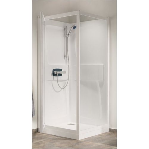 Cabine de douche Kineprime faible hauteur - Pivotante - 90x90cm - Thermo