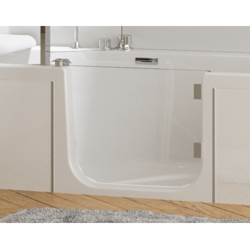 Combiné Bain/Douche DUO 160x75 cm - Tête à Gauche Duo pack zoom porte