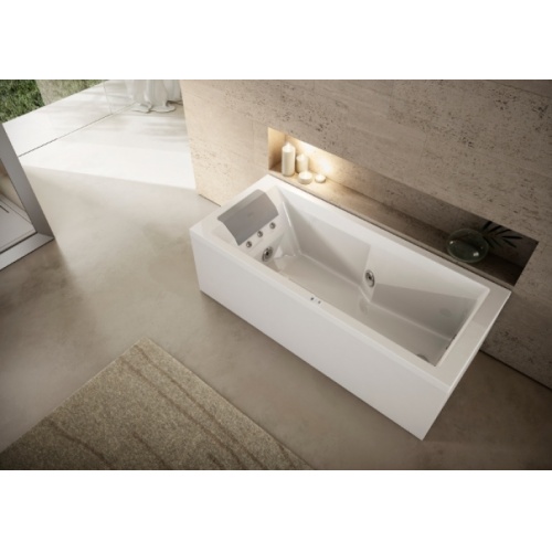 Baignoire balnéo MyWay Jacuzzi 170 x75 - Gauche - Rainbow - Sans robinetterie