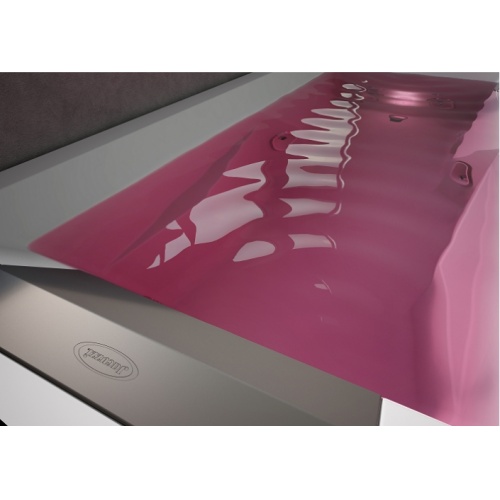 Baignoire balnéo MyWay Jacuzzi 170 x75 - Gauche - Rainbow - Sans robinetterie Myway chromodream rose
