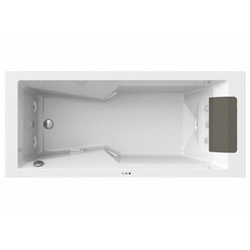 Baignoire balnéo MyWay Jacuzzi 170 x75 - Droite - Aquasystem- Sans robinetterie Myway 170 dessus2 d