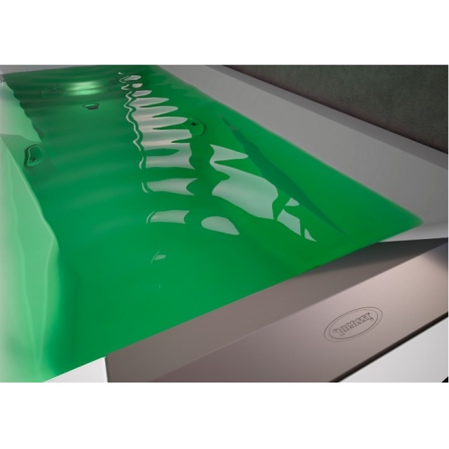 Baignoire Balneo MyWay Jacuzzi droite 170x75 avec vidage + Réchauffeur offert** Myway d chromodream vert