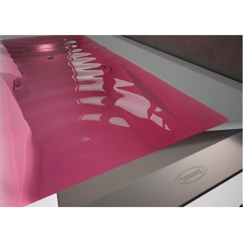 Baignoire Balneo MyWay Jacuzzi droite 170x75 avec vidage + Réchauffeur offert** Myway d chromodream rose