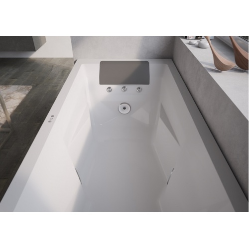 Baignoire Balneo MyWay Jacuzzi gauche 180x80 avec vidage + Réchauffeur offert** Myway tete 180 g