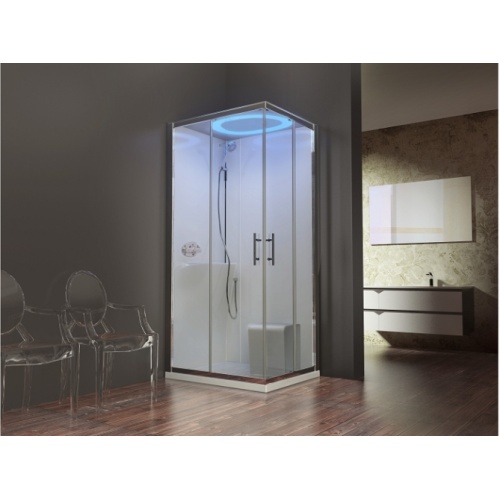 Cabine Eon A100x80 Standard Gauche Mitigeur Thermostatique Receveur extra plat 