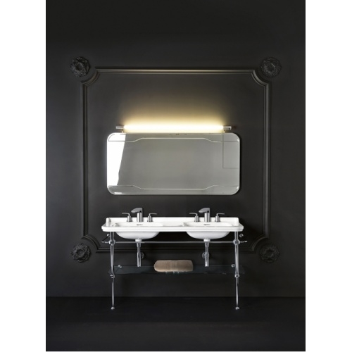 Double-vasque Rétro WALDORF en céramique - Monotrou Wd15055 bo20551 amb