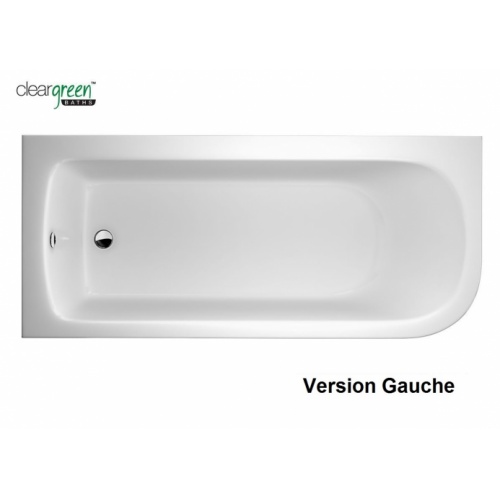 Baignoire d'angle VIRIDE Cleargreen 170 cm - Version Gauche Baignoire VIRIDE Gauche