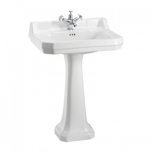 Vasque rectangulaire et colonne Edouardien BURLINGTON 61 cm
