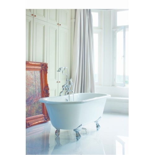 Baignoire Windsor BURLINGTON 150 cm - Pied griffé Chromé Windsor burlington 099