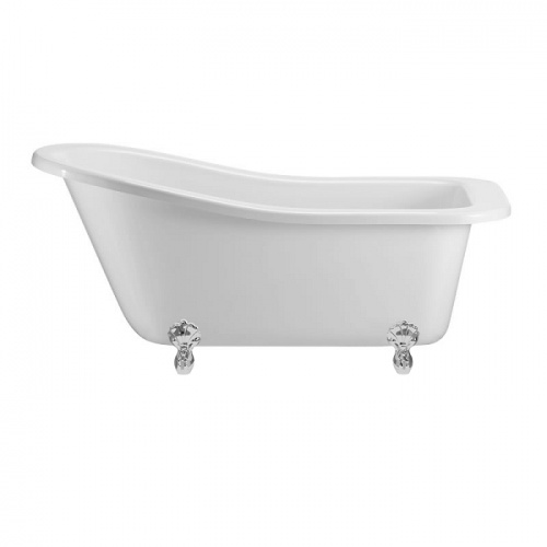 Baignoire Buckingham BURLINGTON 150 cm - Pied griffé Chromé