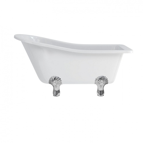 Baignoire Buckingham BURLINGTON 150 cm - Pied Luxe Classique Chromé