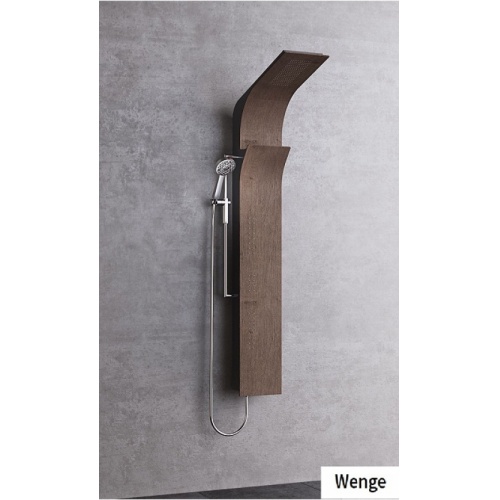 Colonne de douche VANITY S ''Bois'' - Mitigeur mécanique - Novellini Vanity s wengé